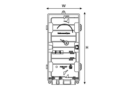 Customer Connection Enclosure drawing
