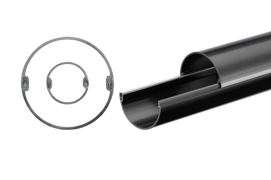 Kabel-Kanal-Halbrohr KKHR 110