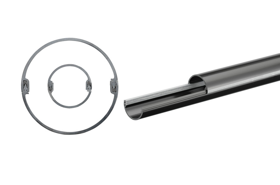 Kabel-Kanal-Halbrohr KKHR 50