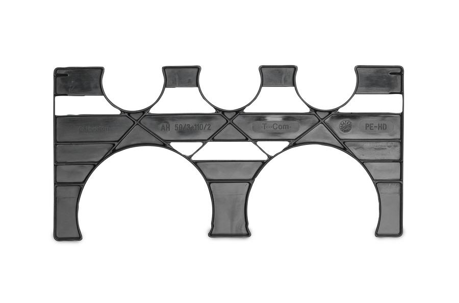 Die Abstandhalter AH werden bei der Erdverlegung verwendet.