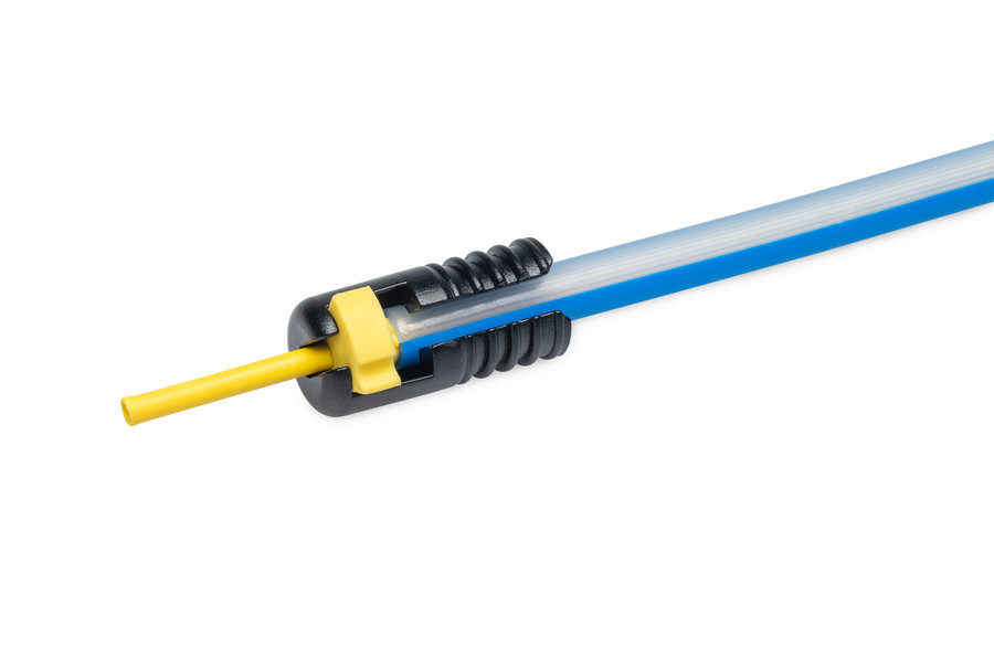 Einzelzugabdichtungen EZA-t micro eignen sich zum Abdichten von mit Kabeln belegten speedpipe.