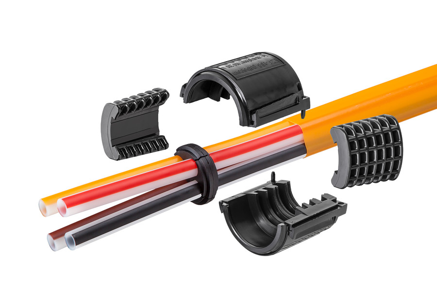 speedpipe Rohrverbände ground SRV-G tc mit EZA-t zur direkten Erdverlegung.