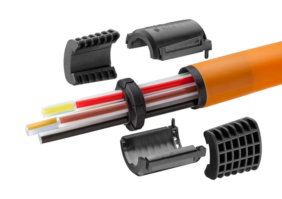 speedpipe Rohrverbände ground SRV-G mit EZA-t und Shi für Rohr-in-Rohr Installationen.