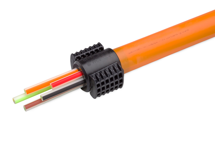 speedpipe Rohrverbände ground SRV-G mit EZA-t für Rohr-in-Rohr Installationen.